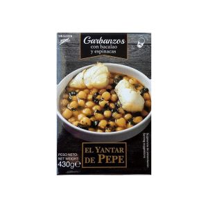 Ceci con merluzzo e spinaci di Yantar de Pepe