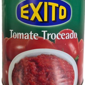 Bote de tomate troceado marca Éxito 3 kg.
