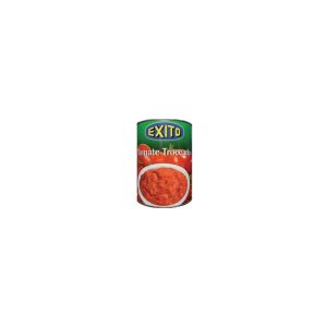 Bote de tomate troceado marca Éxito 1/2 kg.