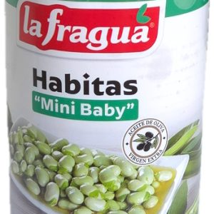 Habitas baby fritas con aceite de oliva La Fragua 280 gr.