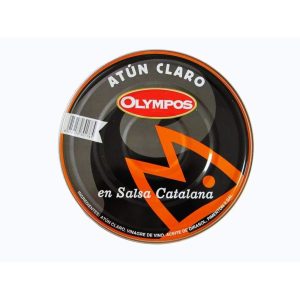 Atún claro en escabeche rojo o salsa catalana 1.8 kg. Olympos