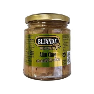 Lomos de atún claro en aceite de oliva T-250 Bujanda