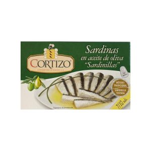 Sardinillas en aceite de oliva Cortizo 7/10 piezas RR-90