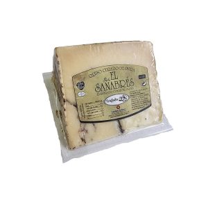 Cuña de queso de oveja trufado de 300 g aproximado Sanabres