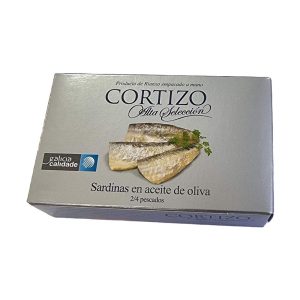 Sardinas de Rianxo en aceite de oliva Alta Selección Cortizo RR-120