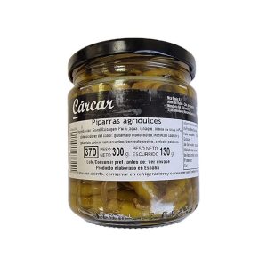 Piparras agridulces Carcar 370 ml 130 g escurrido
