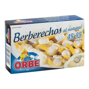 Berberechos al natural Orbe 45/55 piezas
