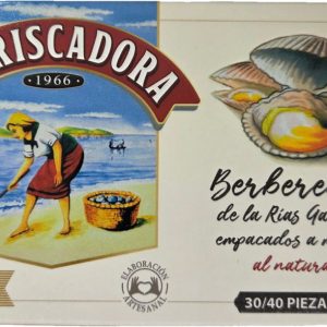 Berbigão natural Galegos de Rías embalado à mão 30/40 peças Mariscadora