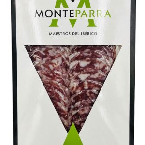 Salchichón ibérico cortado a máquina Monteparra.