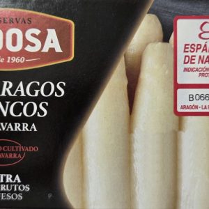 Espárragos blancos de Navarra I.G.P. 6-8 frutos gruesos